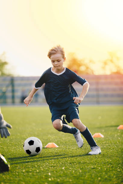 Young players in action